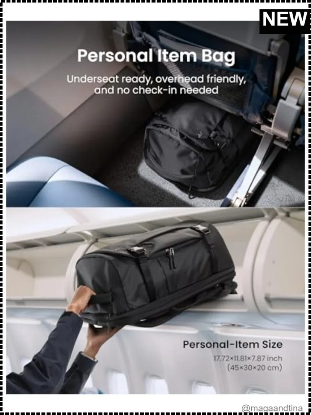 28L Travel Backpack TSA Flight Approved Laptop Bag